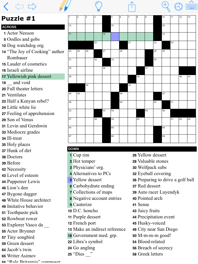 some newspaper essays crossword clue