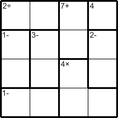 Kenken shop puzzles online
